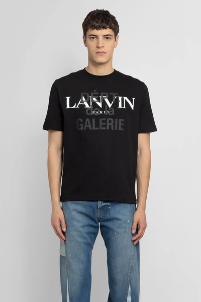Gallery Dept. X Lanvin Printed T-shirt Black In Black