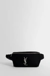 SAINT LAURENT MAN BLACK FANNY PACKS