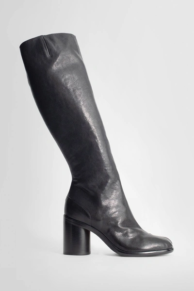 Maison Margiela Tabi Knee-high Boots In Black