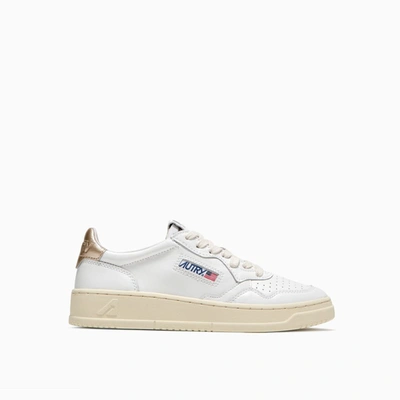 Autry Low Sneakers Aulw Ll06 In White Gold