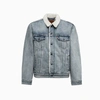 Levi's Blue Denim Type Ii Sherpa Trucker Jacket In 0070