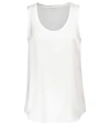 BRUNELLO CUCINELLI STRETCH-SILK SATIN TANK TOP,P00572452