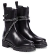 René Caovilla Cleo Embellished Leather Chelsea Boots In Black
