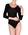 NATORI OPAQUE 3/4-SLEEVE JERSEY BODYSUIT,PROD219590235