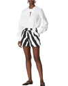 CAROLINA HERRERA ZEBRA-PRINT WIDE-LEG SHORTS,PROD241900075