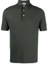 KIRED DARK GREEN COTTON POSITANO POLO SHIRT,9DA4518A-1AAC-E182-4D0E-219F9EC49CBC