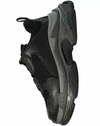 Balenciaga Men's Triple S Metallic Low Top Sneakers In Black