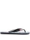 MC2 SAINT BARTH MC2 SAINT BARTH MEN'S BLACK RUBBER SANDALS,TOMMYGINX61 44