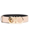 Ferragamo Reversible Gancini Belt In Neutrals