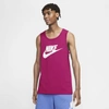 Nike Sportswear Men's Tank In Fireberry,white
