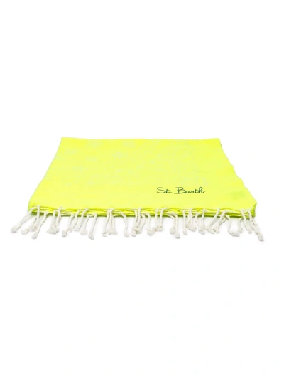 Mc2 Saint Barth Paisley-print Beach Towel In Yellow
