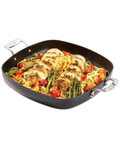 All-clad Essentials Nonstick 13" X 13" Square Pan In Black