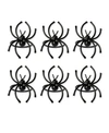 Design Imports Spider Napkin Ring Set In Black