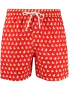 MC2 SAINT BARTH LIGHTING DUCK-PRINT SWIMMING SHORTS