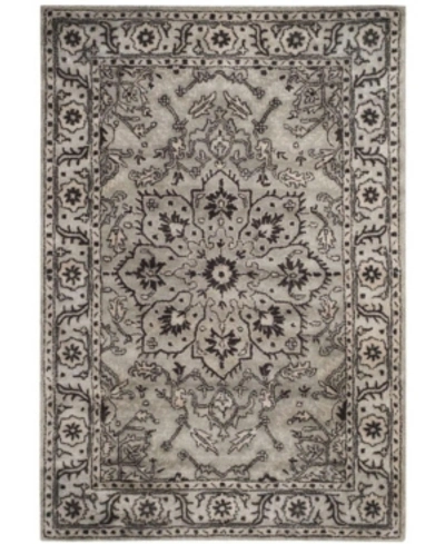 Safavieh Antiquity At58 Gray And Beige 4' X 6' Area Rug