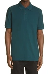 Bottega Veneta New Dry Piquet Polo Shirt In Inkwell