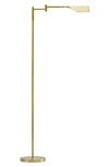 Brightech Leaf Led Floor Lamp In Brass