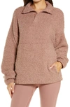 Skims Cozy Knit Pullover In Rose Clay