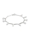 ADRIANA ORSINI WOMEN'S CUBIC ZIRCONIA CHARM BRACELET,400014333855