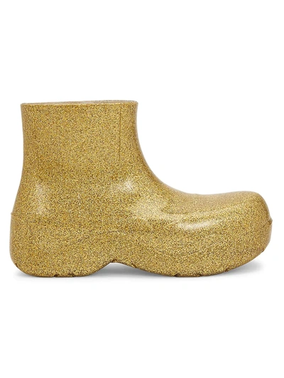 Bottega Veneta Wardrobe 02 The Puddle Boot 30 Rubber Ankle Boots In Gold