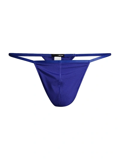 Hom Plume G-string In Blue