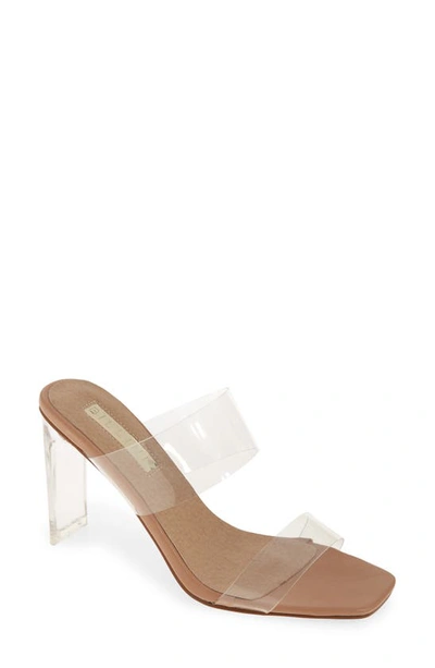Billini Salma Transparent Pump In Nude Leather