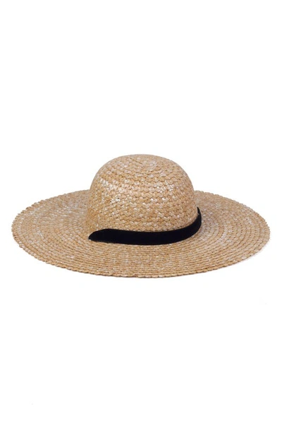 Lack Of Color Dolce Sun Raffia Hat In Natural