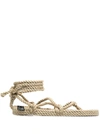 NOMADIC STATE OF MIND KNOTTED ROPE SANDALS