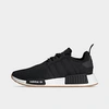 Adidas Originals Originals Men's Nmd R1 Primeblue Casual Sneakers From Finish Line In Textile/synthetic Black/black/gum