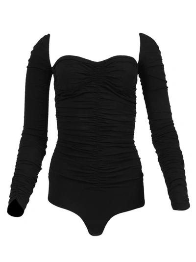 Khaite Deni Bodysuit In Black