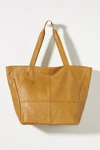 Anthropologie Everyday Leather Tote Bag In Green
