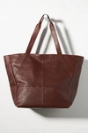 Anthropologie Everyday Leather Tote Bag In Brown