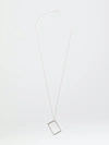 Le Gramme 2.6g Sterling Silver Pendant With Chain In Polished Silver