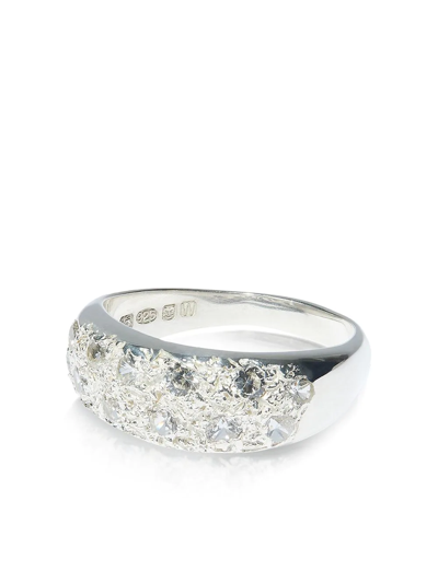 Bleue Burnham Sterling Silver Riviera Sapphire Ring