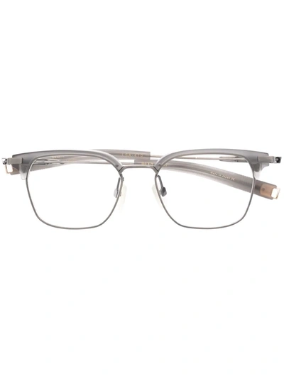 Dita Eyewear Wayfarer-frame Glasses In Silber