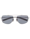 Dita Eyewear Square-frame Sunglasses In Metallisch