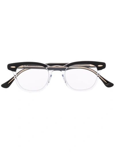 Ray Ban Wayfarer-frame Glasses In Nude