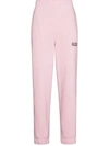 Ganni Pink Software Isoli Elasticized Lounge Pants In Lilac