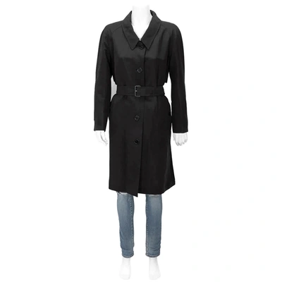Burberry Black Brinkhill Single-breasted Trench Coat