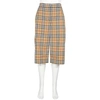 BURBERRY LADIES VINTAGE CHECK WOOL TAILORED CULOTTES