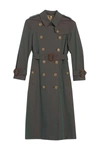BURBERRY LADIES ALDEBY BELTED DOUBLE BREASTED TRENCH COAT