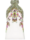 Givenchy Floral-print Halterneck Top In White