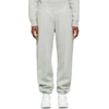 Nike Grey Fleece Sportswear Trend Lounge Pants In Dark Grey Heather,white