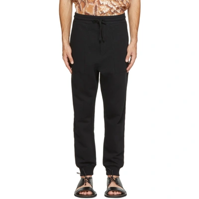 Nanushka Shay Black  Organic Cotton Jogger