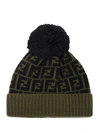 FENDI FENDI FF LOGO BEANIE