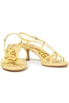 Sam Edelman Judy Strappy Slingback Sandal In Honeydew Leather