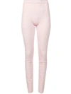 GIVENCHY PINK 4G JACQUARD-WOVEN LEGGINGS