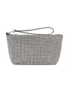 ALEXANDER WANG HEIRESS CRYSTAL CLUTCH SILVER