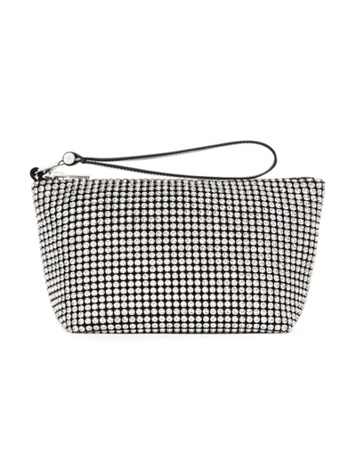 Alexander Wang Heiress Crystal Clutch Silver