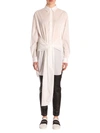 GIVENCHY GIVENCHY WAIST TIE OVERSIZED SHIRT